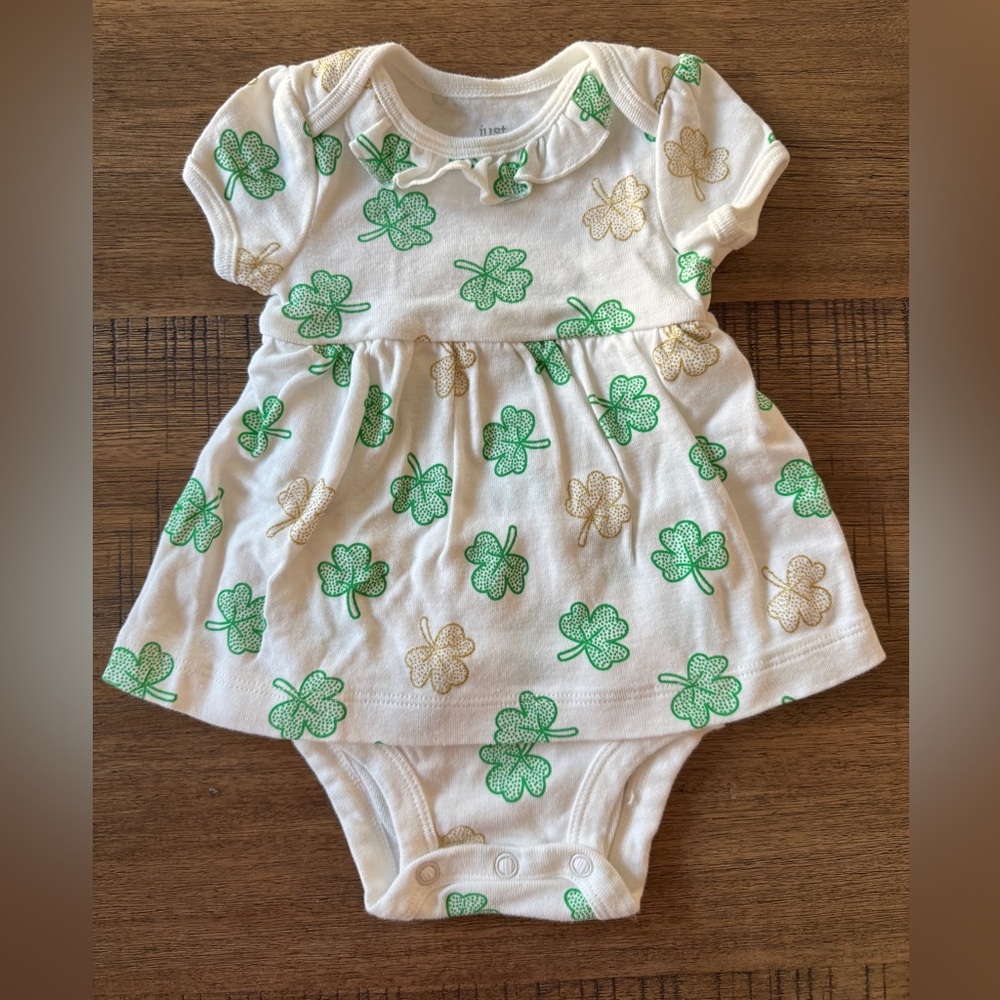 CARTER’S | Baby Girl Shamrock Sunsuit - 3 Months